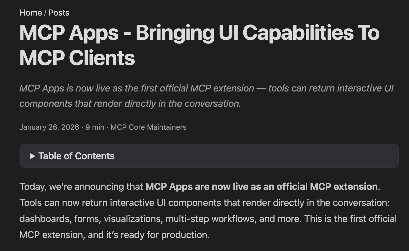 anthropic launched mcp apps