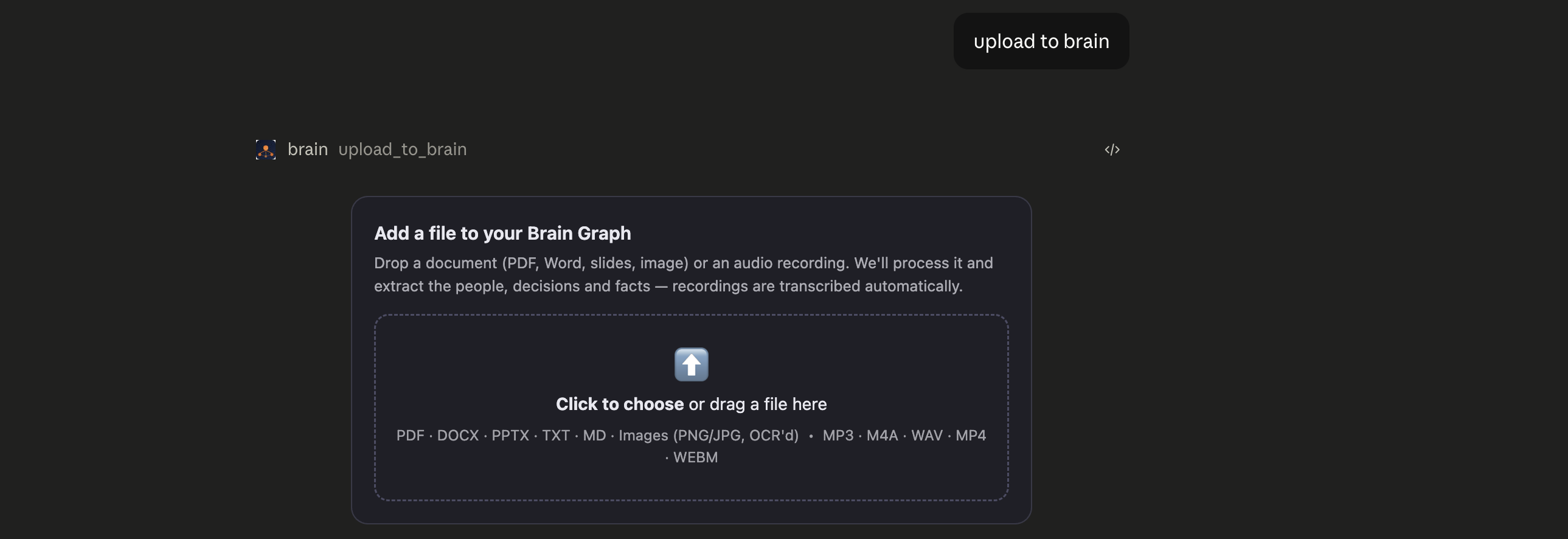 brain graph widget